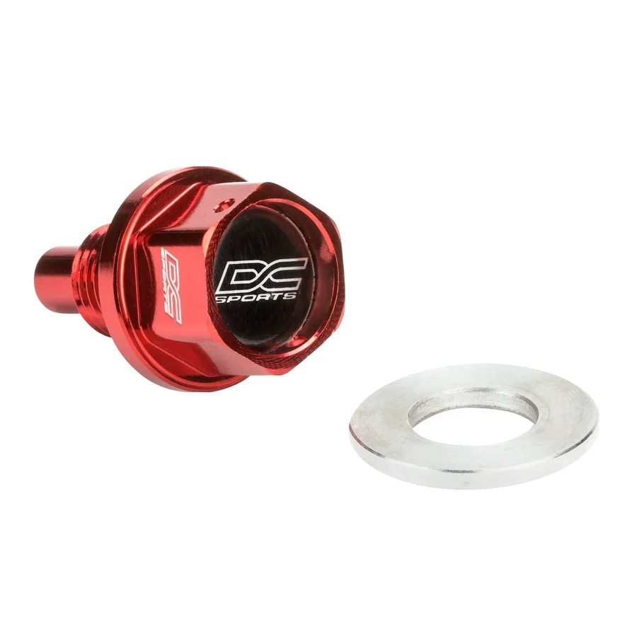DC Sports Red M14x1.5 Magnetic Drain Plug